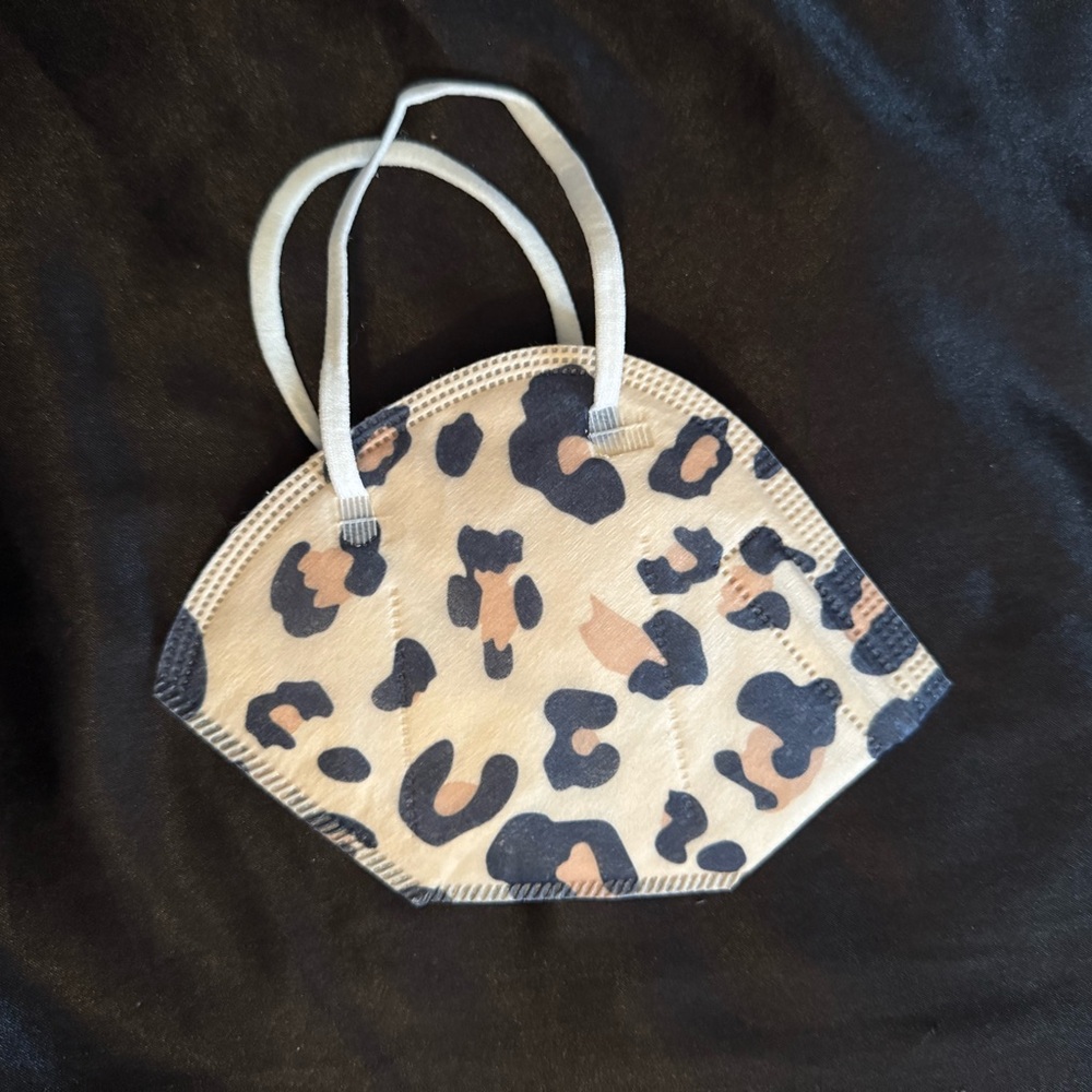 N95 CHEETAH PRINT DISPOSABLE FACE MASKS